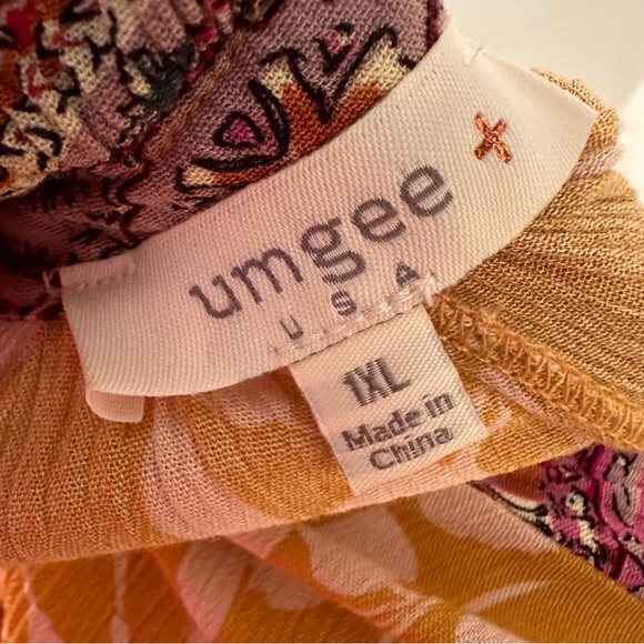 Umgee brand bought off Chic Soul website. Size 1X long sleeve dress. - Picture 7 of 8